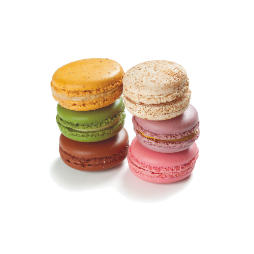 Macarons 6 Flavours 25g - 72 pce 