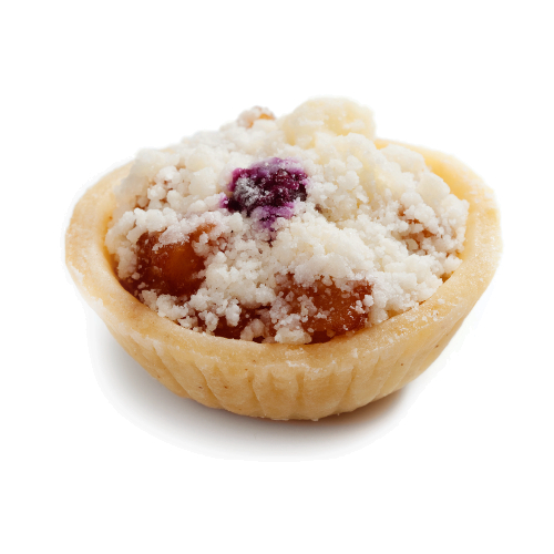 Apple Blueberry Crumble Gluten Free Tartlet 38g - 50 pce 